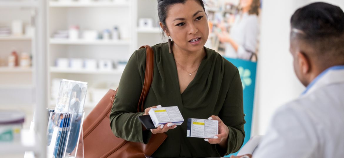 Pharmacist asks pharmacist question about medication